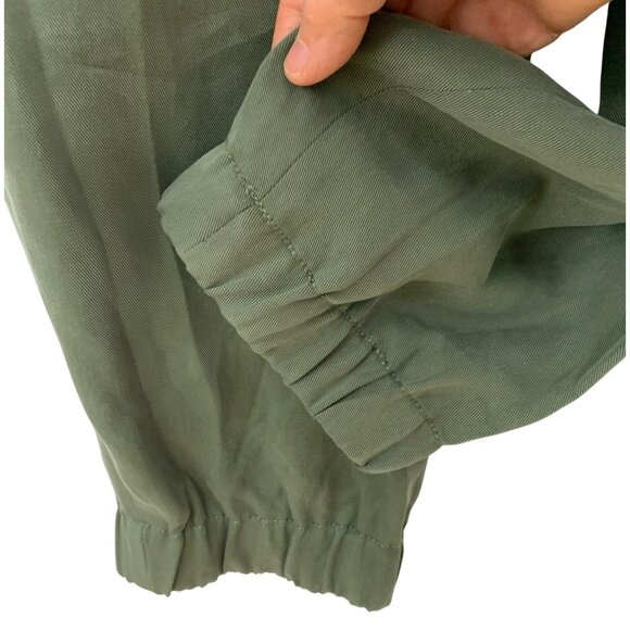 Banana Republic Green Tencel Sleeveless Wrap Jumpsuit Size 12 RO10236 NWT $149 - Picture 12 of 14